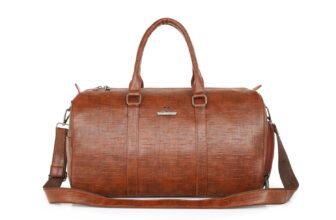 Gilmore Oak Jade Leatherette Unisex Weekender Travel Duffle Bag – Stylish, Durable & Spacious Companion