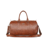 Gilmore Oak Jade Leatherette Unisex Weekender Travel Duffle Bag – Stylish, Durable & Spacious Companion